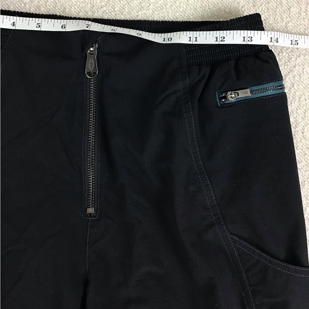 Free People Movement Black Nylon Outdoor Hiking Pants Turquoise Stitching Size M - Picture 11 of 14